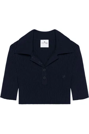 Courrèges Mujer, Camisetas, Negro, Talla: S