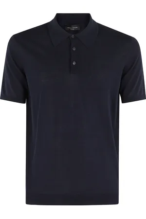 Roberto Collina Hombre, Camisetas, Azul, Talla: L