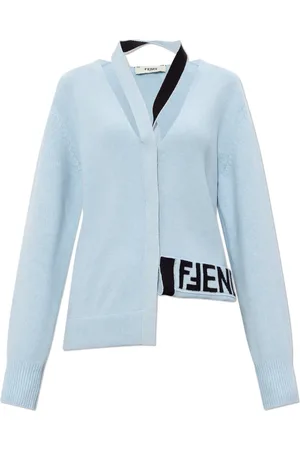 Fendi Mujer, Jerseys, Azul, Talla: S