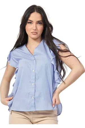 Alessia Santi Mujer, Blusas y Camisas, Azul, Talla: XS