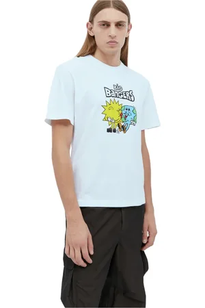 CARNE BOLLENTE Hombre, Camisetas, Blanco, Talla: S