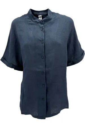Bomboogie Mujer, Blusas y Camisas, Azul, Talla: M
