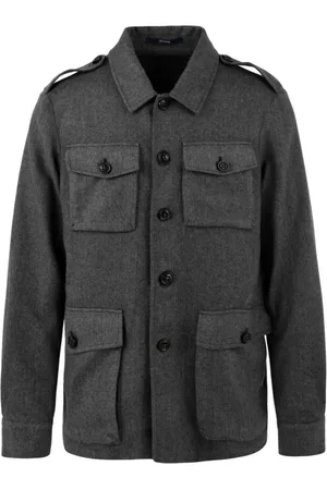 DRUMOHR Hombre, Chaquetas, Gris, Talla: 2XL