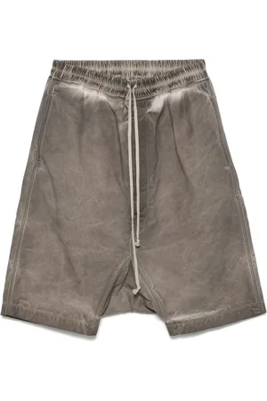 Rick Owens Hombre, Pantalones cortos, Gris, Talla: M