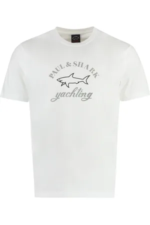 Paul & Shark Hombre, Camisetas, Blanco, Talla: L