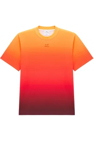 Courrèges Mujer, Camisetas, Naranja, Talla: L