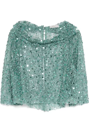 FELY CAMPO Mujer, Blusas y Camisas, Verde, Talla: M