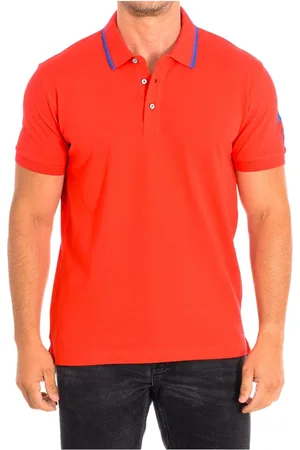 U.S. Polo Assn. Hombre, Camisetas, Rojo, Talla: M