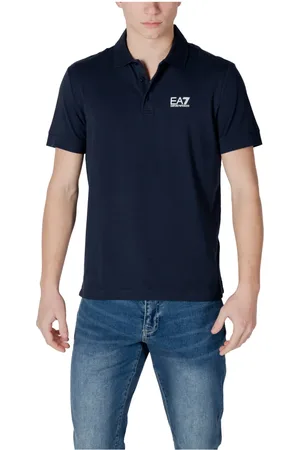 EA7 Hombre, Camisetas, Azul, Talla: M