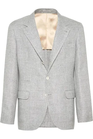 Brunello Cucinelli Hombre, Chaquetas, Gris, Talla: 2XL