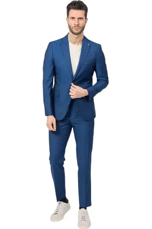 MULISH Hombre, Trajes, Azul, Talla: S