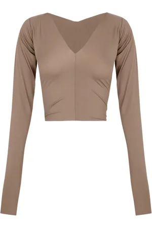 Cortana Mujer, Blusas y Camisas, Marrón, Talla: L