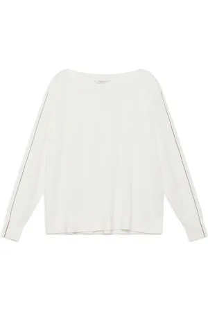Maliparmi Mujer, Jerseys, Blanco, Talla: S