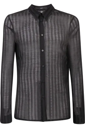 SAPIO Hombre, Camisas, Negro, Talla: L