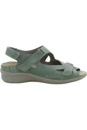 Durea Mujer, Zapatos, Verde, Talla: 38 EU