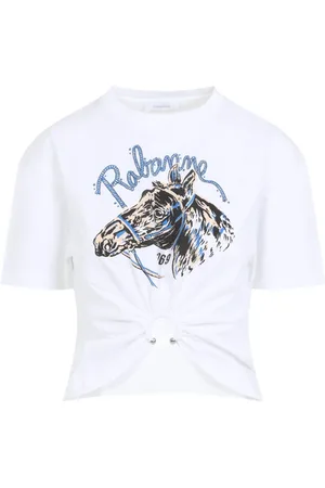 Paco rabanne Mujer, Camisetas, Blanco, Talla: S