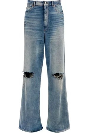 Maison Margiela Hombre, Vaqueros, Azul, Talla: W32