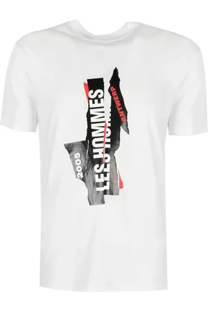Les Hommes Hombre, Camisetas, Blanco, Talla: M