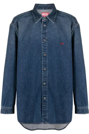 Diesel Hombre, Camisas, Azul, Talla: S