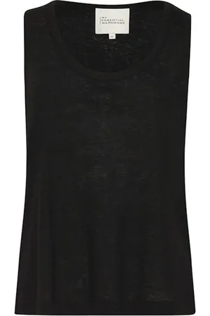 My Essential Wardrobe Mujer, Camisetas, Negro, Talla: L