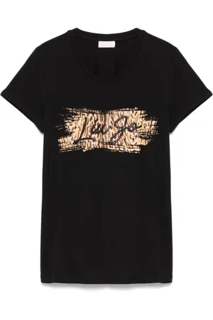 Liu Jo Mujer, Camisetas, Negro, Talla: S
