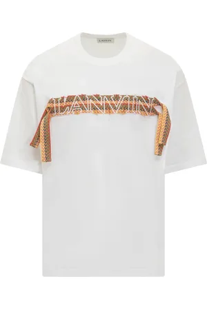 Lanvin Hombre, Camisetas, Blanco, Talla: XL