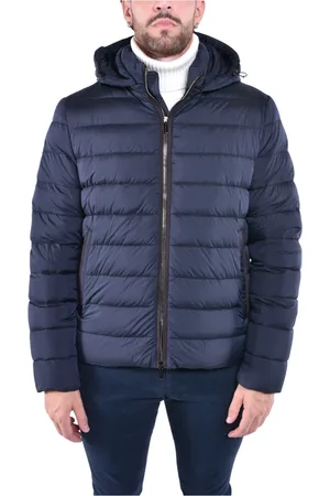 MOORER Hombre, Chaquetas, Azul, Talla: 3XL