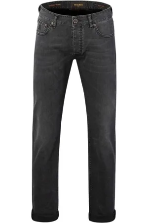 MOORER Hombre, Pantalones, Negro, Talla: W31