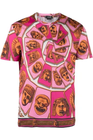 VERSACE Hombre, Camisetas, Rosa, Talla: S