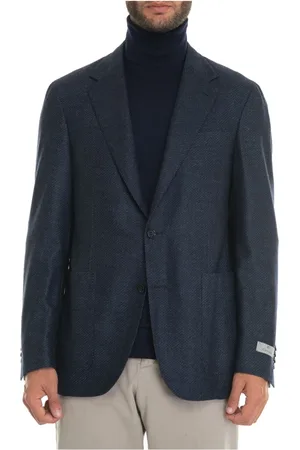 CANALI Hombre, Chaquetas, Azul, Talla: L