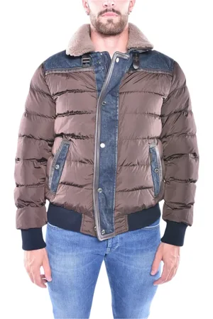 MOORER Hombre, Chaquetas, Marrón, Talla: S