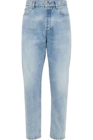 Brunello Cucinelli Hombre, Vaqueros, Azul, Talla: 2XL