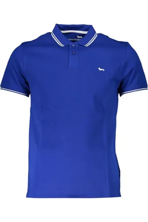 HARMONT&BLAINE Hombre, Camisetas, Azul, Talla: 2XL