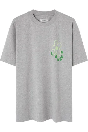 FLÂNEUR Hombre, Camisetas, Gris, Talla: M