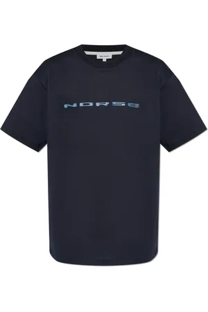Norse projects Hombre, Camisetas, Azul, Talla: S