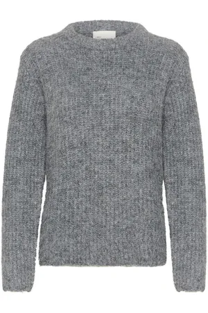 My Essential Wardrobe Mujer, Jerseys, Gris, Talla: L