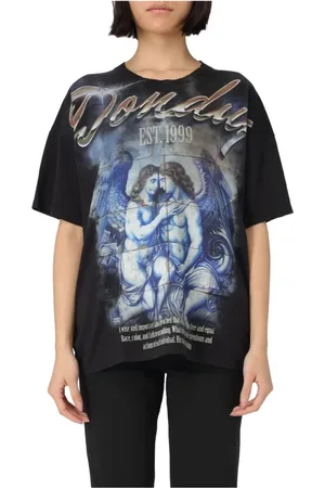Dondup Mujer, Camisetas, Negro, Talla: M
