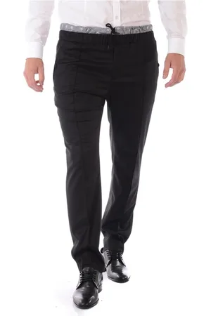 D.A. Daniele Alessandrini Hombre, Pantalones, Negro, Talla: XL
