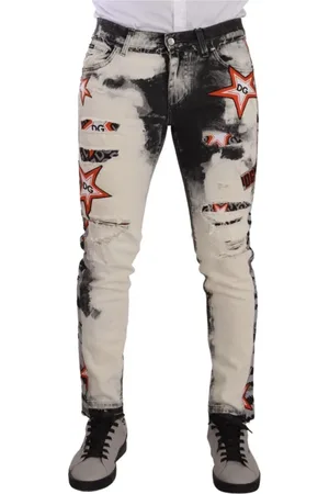 Dolce & Gabbana Hombre, Vaqueros, Blanco, Talla: M
