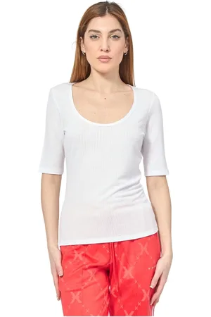 HUGO BOSS Mujer, Camisetas, Blanco, Talla: M