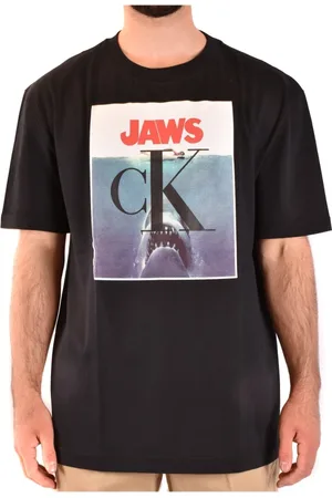 Calvin Klein Hombre, Camisetas, Negro, Talla: S