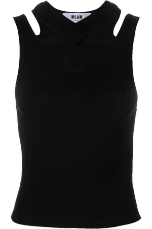 Msgm Mujer, Camisetas, Negro, Talla: M