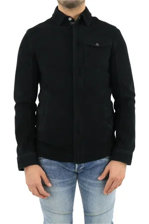 GOOSECRAFT Hombre, Chaquetas, Negro, Talla: L