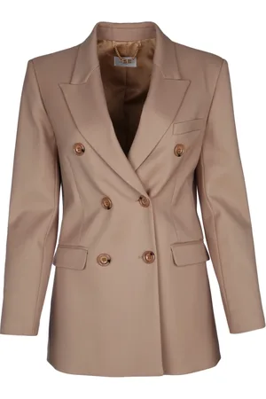 Elisabetta Franchi Mujer, Chaquetas, Marrón, Talla: L