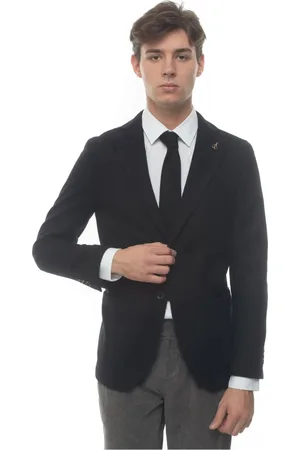 PAOLONI Hombre, Chaquetas, Negro, Talla: S