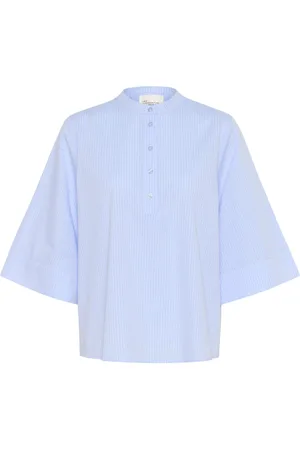 My Essential Wardrobe Mujer, Blusas y Camisas, Azul, Talla: XL