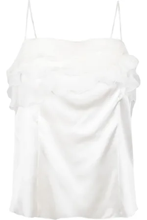 ERMANNO SCERVINO Mujer, Camisetas, Blanco, Talla: S