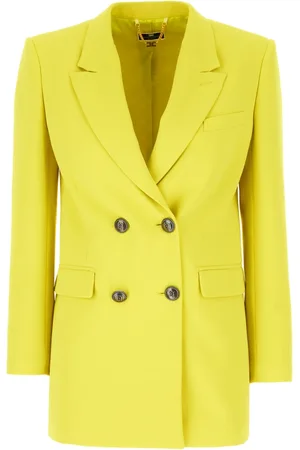 Elisabetta Franchi Mujer, Chaquetas, Amarillo, Talla: S