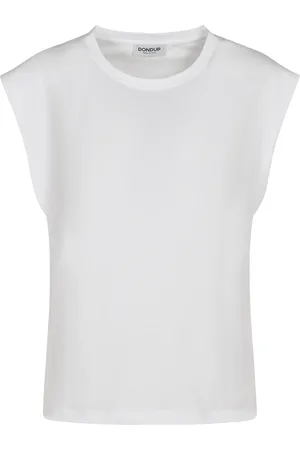 Dondup Mujer, Camisetas, Blanco, Talla: S