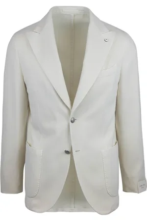 Lubiam Hombre, Chaquetas, Blanco, Talla: S